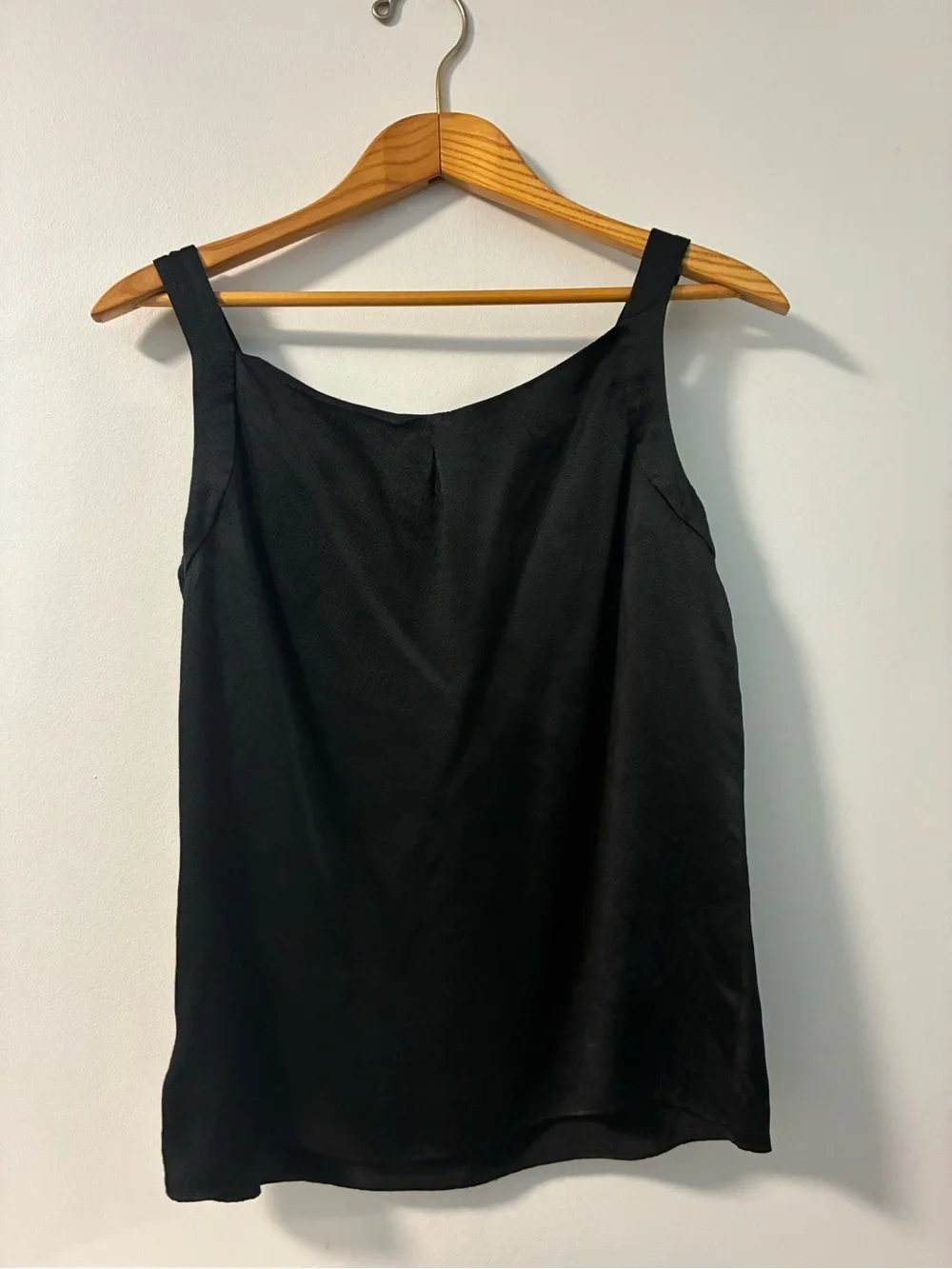 100% silk Classic Black Women's Tank Top